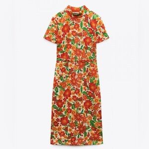 Zara Mod Jacquard Dress